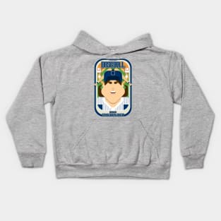 Baseball Blue Pinstripes - Deuce Crackerjack - June version Kids Hoodie